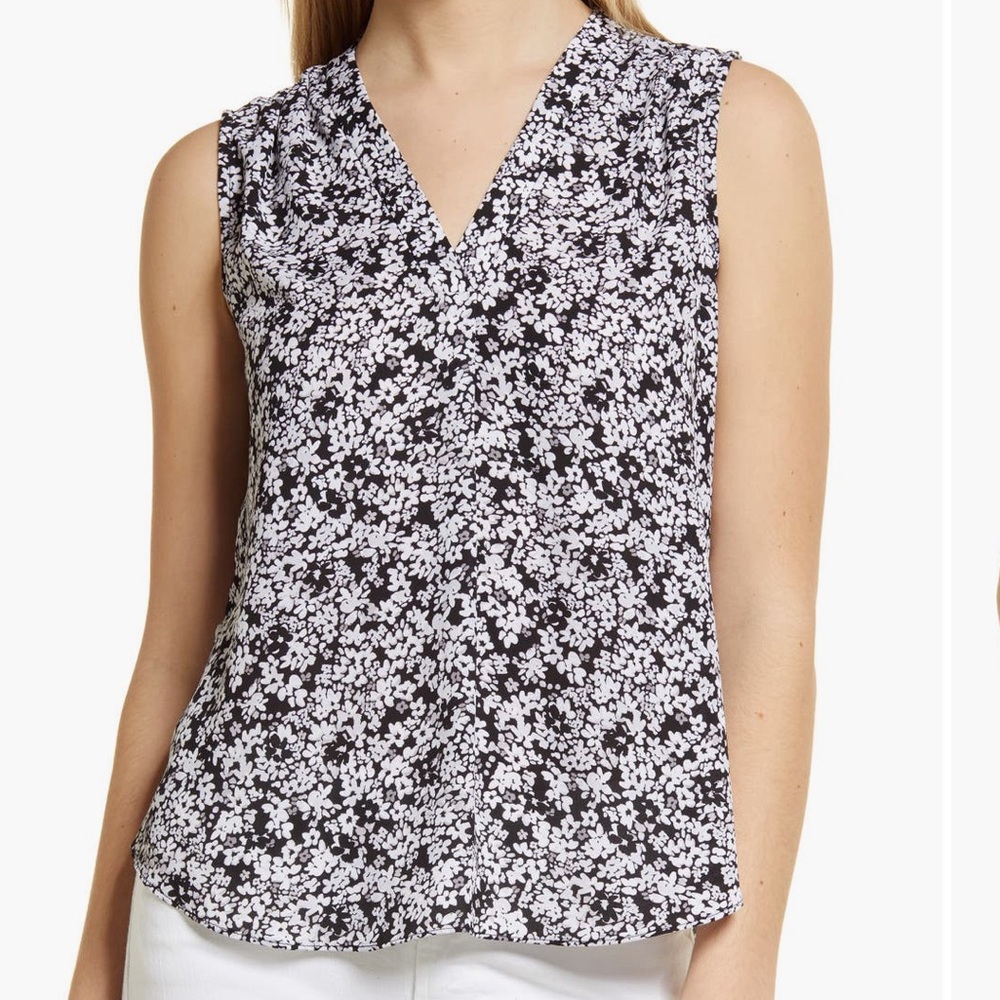 Vince Camuto Floral Field Sleeveless Top